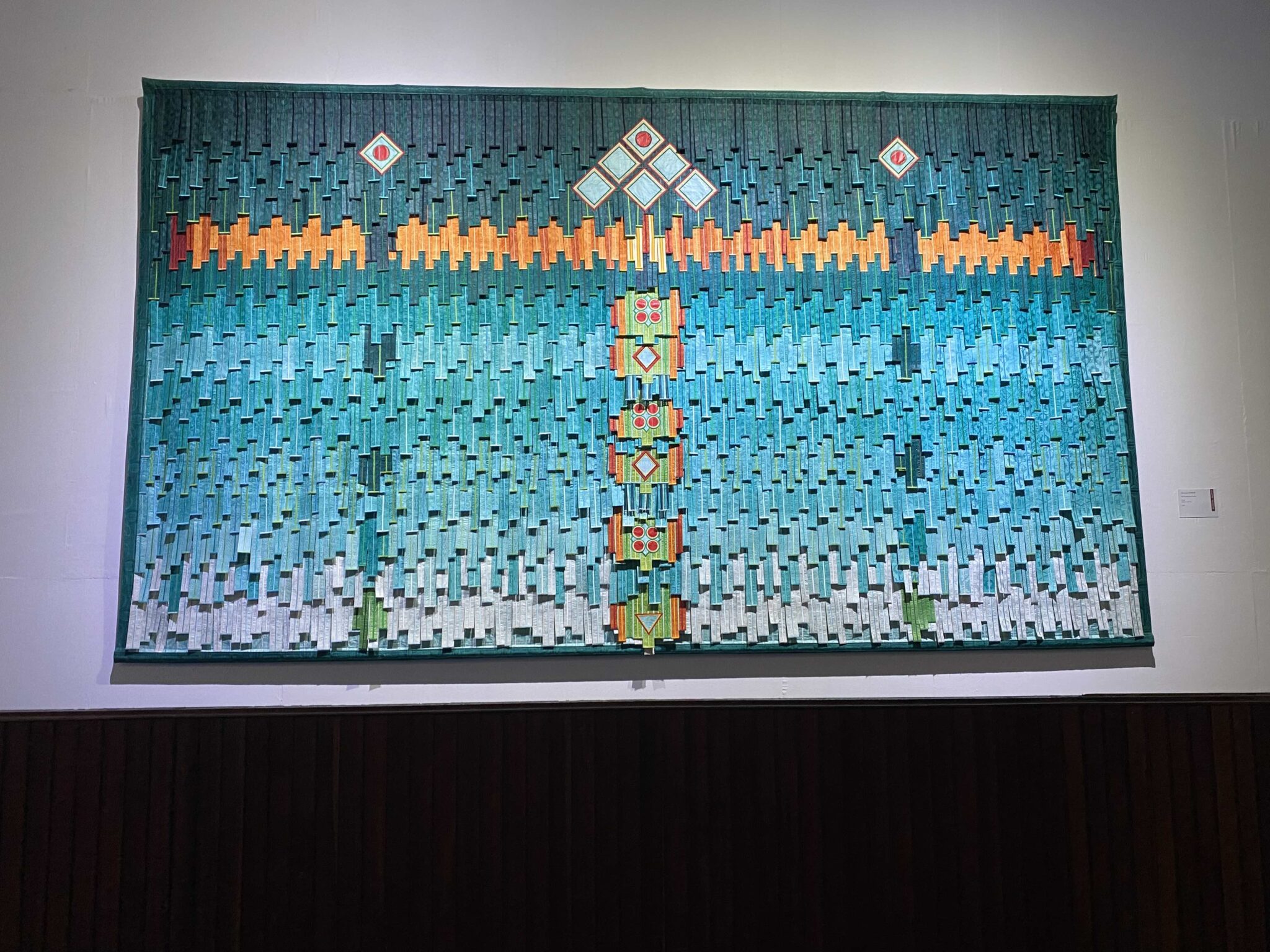 Abdoulaye Konat&eacute; textile artwork